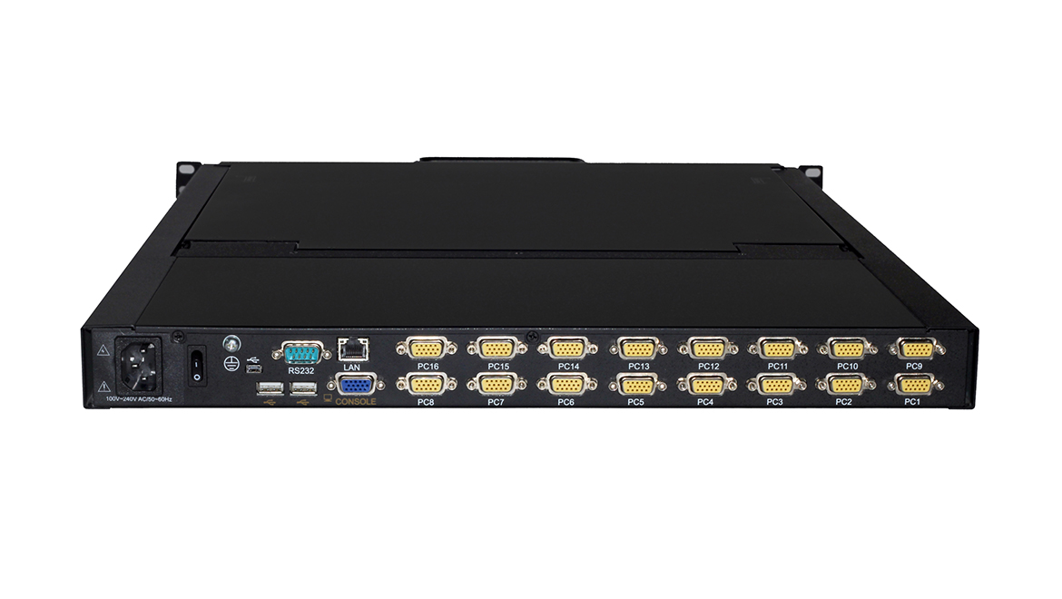秦安-KinAn XL1716i 17寸16口LED 数字远程KVM切换器KVM控制平台