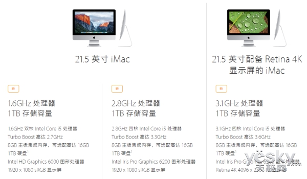 苹果更新iMac产品线 推27吋Retina 5K版电脑