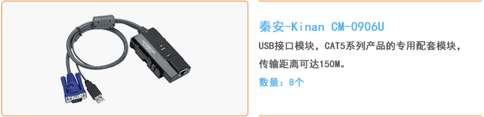 秦安-KinAn CM-0906U USB接口模块